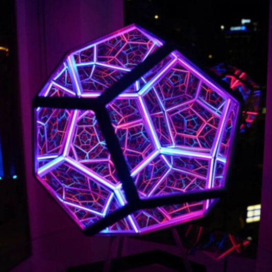 Dodecahedron Infinity Lamp
