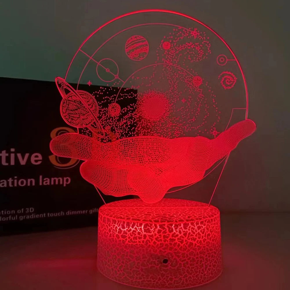 Galaxy In the Palm of Your Hand Lamp